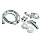 High Quality Zinc Body Wall-mounted Bathroom Bathtub Faucet Hot And Cold Stainless Steel Faucet