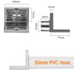 Дүң салт 2 Мм калың сус 304 Дат баспас болоттон жасалган дубалдын кабыгы төгүлүп турат