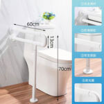 KJ-6090 Single U Landing – ราวจับห้องน้ำ ABS สเตนเลสสตีลอเนกประสงค์