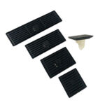 Jual Hot Populer Hitam Dan Dipoles 201 Saluran Lantai Anti Bau Toilet Stainless Steel dengan Inti Saluran Plastik Penutup Bambu