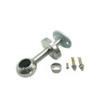 Xunjia/xinzhijia – 250mm Tall 201 Stainless Steel 25 Mm Round Tube Base Double Approach Moves Flange Seat