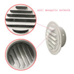 2023 Bagong Custom Round Hindi kinakalawang na asero Air Diffuser Vents Banyo Kusina Diffuser Vents