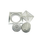 Сюньцзя/сіньчжыцзя – 15 *15 См 6 Mm Thick Palisade Pattern 201 Stainless Steel Kitchen Square Floor Drain with Large Common Odor Proof Core