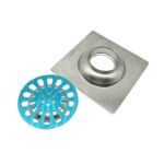 Xunjia/xinzhijia – 2Mm de espesor de 15*15 cm Drenaje de piso de acero inoxidable para el baño