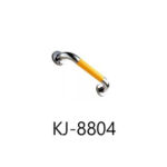 KJ-8803 135 Degree Handrail、KJ-8804 Straight Handrail – the Versatile Stainless Steel Plus ABS Bathroom Handrail