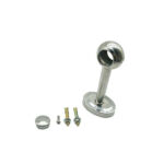 Xunjia/xinzhijia – 250mm Tall 201 Stainless Steel 25 Mm Round Tube Base Double Approach Moves Flange Seat