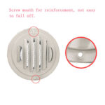 2023 Bagong Custom Round Hindi kinakalawang na asero Air Diffuser Vents Banyo Kusina Diffuser Vents