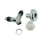 ซุนเจีย/ซินจือเจีย – ไฟฟ้าพลาสติก ABS เครื่องซักผ้าอ่างล้างหน้าประปา Dual Push in Drain Connector Compacts ชุด