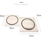 10X10 Dan 15X15 Pijakan Kaki Tersembunyi Bouncing Floor Drain