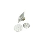 Square Light 4 انچ 2 Mm 3 Mm Thick Garage Floor Drain Cover with Brass Magnetic Self Seal Core