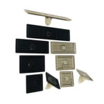 Jual Hot Populer Hitam Dan Dipoles 201 Saluran Lantai Anti Bau Toilet Stainless Steel dengan Inti Saluran Plastik Penutup Bambu