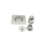 Ысык сатуу үлгү табак 6 Inch Square 201 Дат баспас болоттон жасалган Ванна Kitchen Deep Water Seal Floor Дренаж