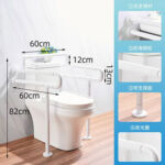 KJ-6040 Toilet Double U Landing – the Versatile Stainless Steel Plus ABS Bathroom Handrail