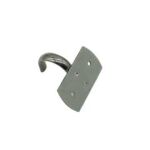 ซุนเจีย/ซินจือเจีย – ครึ่งวงกลม 304 ตะขอแขวนราวแขวนผ้าโลหะเดี่ยวติดผนังสแตนเลสพร้อมแผ่นสี่เหลี่ยม