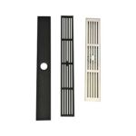 Striped Floor Drain for Efficient Bathroom Drainage