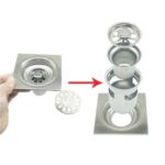 Xinzhijia/xunjia – Ванна 10 * 10см 2мм калың аянт 304 Дат баспас болоттон жасалган кабат тебеленген суудан ашып түшүү