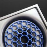 Thiết Bị Vệ Sinh Inox Cao Cấp, Xả sàn bảo vệ gót chân bằng thép không gỉ được chải —XINZHIJIA/XUNJIA