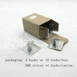 ซุนเจีย/ซินจือเจีย – Factory Supply 304 Stainless Steel Brushed Self-Adhesive Kitchen And Bathroom Single Towel Coat Hook