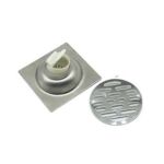 Аянттын 10 * 10см 2мм калың 304 Дат баспас болоттон жасалган сызыктуу пол, PVC жытын далилдөө