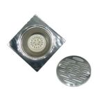 Аянттын 10 * 10см 2мм калың 304 Дат баспас болоттон жасалган сызыктуу пол, PVC жытын далилдөө