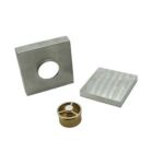 Дүң жогорку сапаттагы көрүнбөгөн жыттын далили 3 мм калың 304 Дат баспас болоттон жасалган плиткадан жасалган полго түшүп, жез Магниттик ядро -xinzhijia / Xunjia