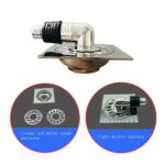 Factory Direct Sale 3 Mm Thick 201 Stainless Steel Linear Floor Drain with Plastic Elbow Washing Machine Hose Connector Set