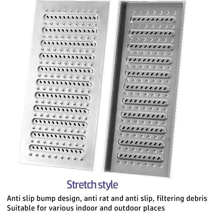 Xunjia/xinzhijia – Özel 1.2MM 201 Paslanmaz Çelik Mutfak Banyo Süpermarket Yeraltı Garaj Siper Zemin Drenaj Kanalizasyon Kapak Plakası