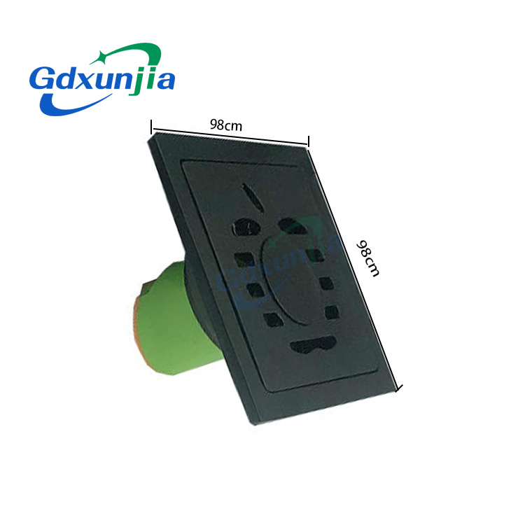 Großhandel Dual 6 mm dick 4 Zoll quadratisch schwarz 201 Edelstahl Badezimmer Dusche Kunststoff Gerade Abfluss Anti -Geruchsboden Abfluss