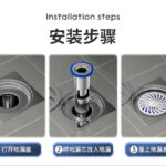 Premium Stainless Steel Floor Drain Core – 304, Efficient Drainage, Anti-Odor