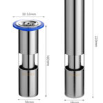 Premium Stainless Steel Floor Drain Core – 304, Efficient Drainage, Anti-Odor