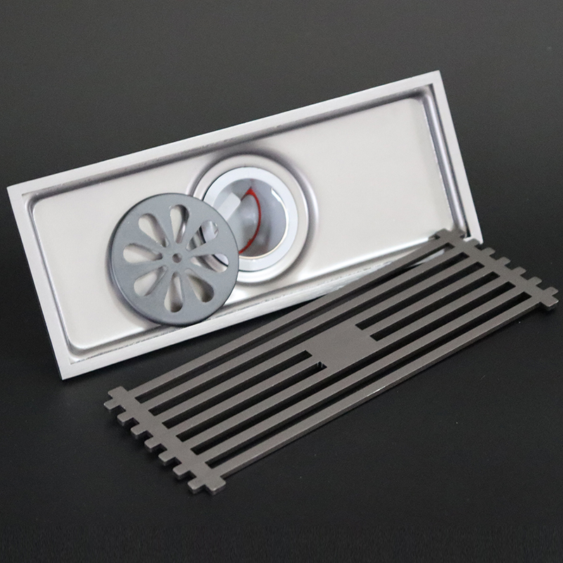 820/830 黑色的, 槍灰色, 鎳拉絲加厚長地漏