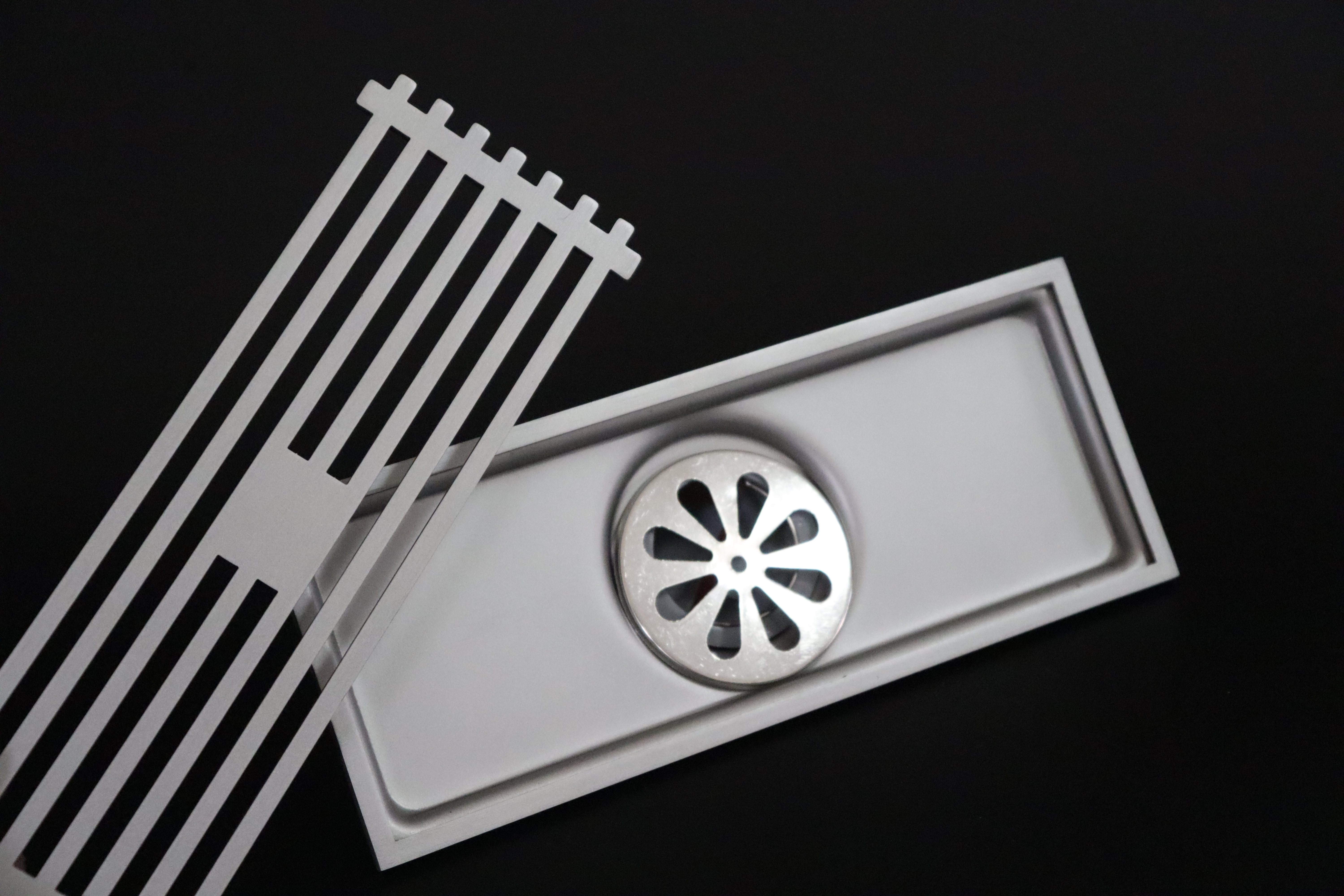 820/830 黑色的, 槍灰色, 鎳拉絲加厚長地漏