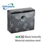 Xunjia/xinzhijia – Logo Custom Thickened Luxury K30 Aluminum Metal Square Car Tissue Box Bracket