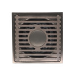 加厚防臭槍灰色不銹鋼地漏