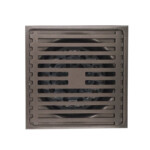 加厚防臭槍灰色不銹鋼地漏