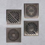 加厚防臭槍灰色不銹鋼地漏