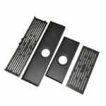 長形下水道帶防臭不銹鋼槍灰色地漏