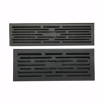 長形下水道帶防臭不銹鋼槍灰色地漏